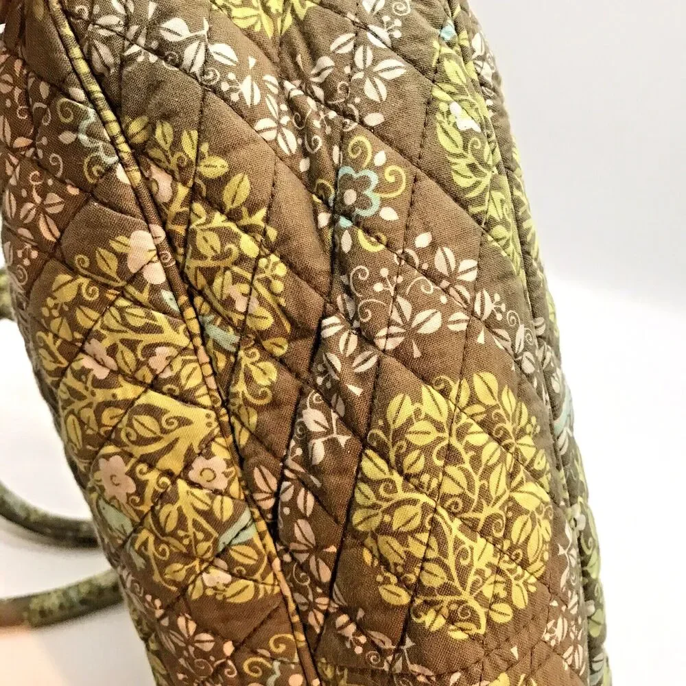 Vera Bradley Sittin' in a Tree Hobo Bag Large Rolled Double Handle Retired Purse
